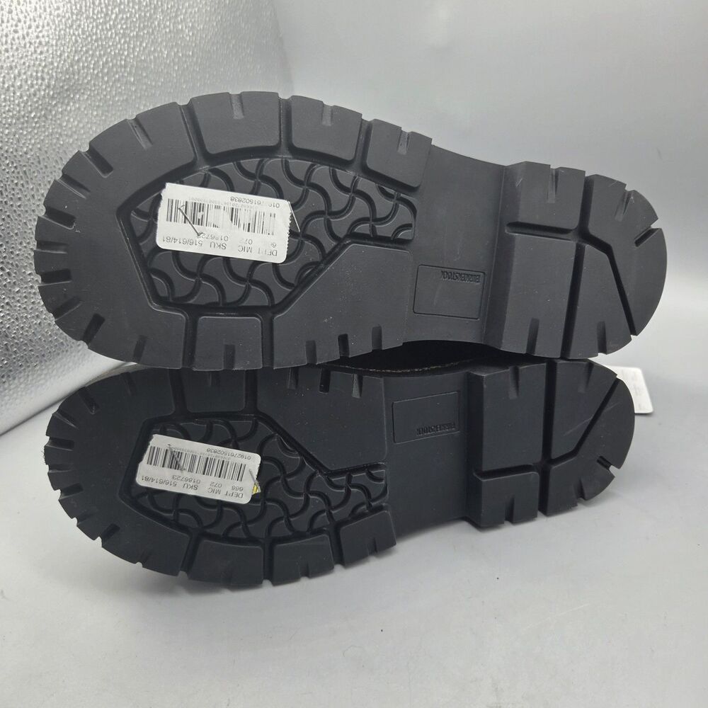 Birkenstock Highwood Women Boots Black Leather Pull On Gore Rugged 8/39 M NEW - Picture 7 of 8
